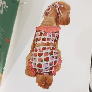Strawberry Puppy 3 Piece Bathing Suit Size XS
